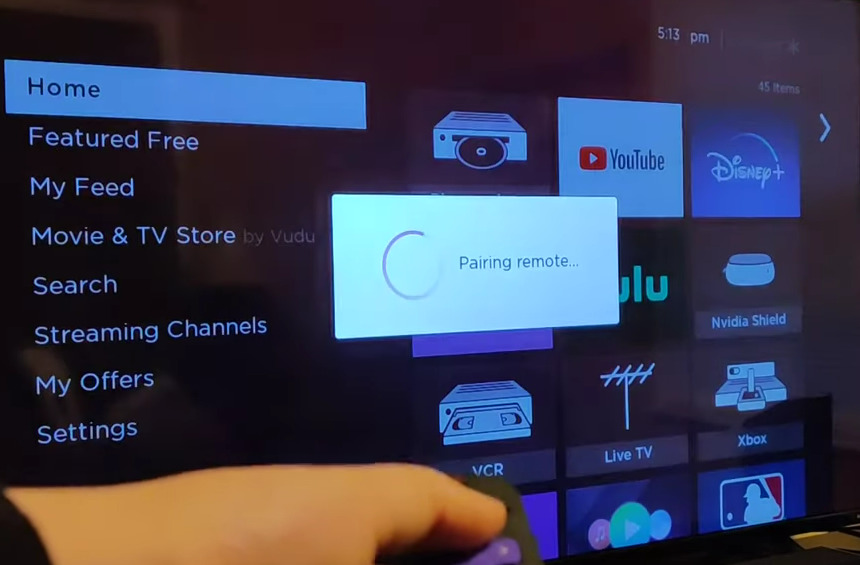 Pair Roku remote to your TV.